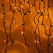 ЭРА Гирлянда ERAPS-BZ2 светодиодная новогодняя бахрома уличная 2*1 м желтая 120 LED IP65 Б0060546