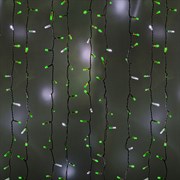 NEON-NIGHT Гирлянда "Светодиодный Дождь" 2х1,5м, эффект мерцания, белый провод, 230 В, диоды ЗЕЛЁНЫЕ, 360 LED 235-226