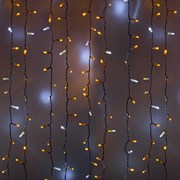 NEON-NIGHT Гирлянда "Светодиодный Дождь" 2х1,5м, эффект мерцания,белый провод, 230 В, диоды ЖЁЛТЫЕ, 360 LED 235-225