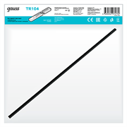 Gauss Шинопровод накладной 2м черный (с адаптером питания и заглушкой) TR104