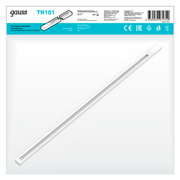 Gauss Шинопровод накладной 1м белый (с адаптером питания и заглушкой) TR101