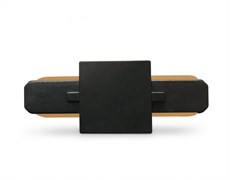 Ambrella Коннектор прямой однофазный для соединения трековых шинопроводов GL7066 BK черный GL7066