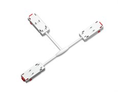 Ambrella Коннектор питания T-образный для шинопровода Magnetic 220V GL1113 WH белый 250*150*18 GL1113