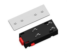 Ambrella Коннектор питания прямой с соединителем для шинопровода Magnetic 220V GL1106 BK черный 68*28.5*18 GL1106