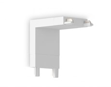 Ambrella Коннектор угловой внутренний для накладного шинопровода Magnetic Ultra Slim GV1103 WH белый IP20 48V 26*26*26 GV1103