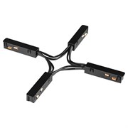 Novotech 135178 SHINO NT23 000 черный Гибкий токопроводящий соединитель для низковольтного шинопровода "X-образный" IP20 48V FLUM 135178