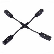 ST LUCE ST006.469.00 Ввод питания X-образный для магнитного шинопровода Черный ST006.469.00