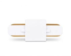 Ambrella Коннектор прямой однофазный для соединения трековых шинопроводов GL7065 WH белый GL7065