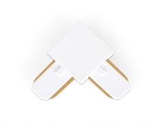 Ambrella Коннектор угловой однофазный для соединения трековых шинопроводов GL7070 WH белый GL7070