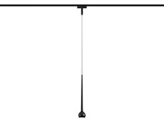 Ambrella Светильник светодиодный трековый для шинопровода Magnetic Ultra Slim GV1644 BK черный IP20 9W 4200K 48V D75*1500 GV1644