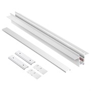 Novotech 135229 SHINO NT23 000 белый Шинопровод для встраиваемого монтажа в ГКЛ (заглушки 2шт, прямые соединители 2шт, крышка из пластика) IP20 48V FL 135229