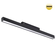 Novotech 359201 SHINO NT23 000 черный Трековый светильник для низков. шинопровода IP20 LED 3000К 24W 48V 1800Лм FLUM 359201