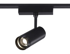 Ambrella Светильник светодиодный трековый ZOOM для шинопровода Magnetic Ultra Slim GV1571 BK черный IP20 10W 4200K 48V 15-51° D55*185 GV1571
