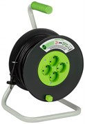 ЭРА Удлинитель силовой GREEN LINE KAT-2x1.5-50m Greenline на катушке пластик 4 розетки без заземления 50м ПВС 2x1.5мм2 Б0065097