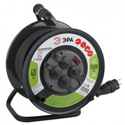 ЭРА RMx-4es-3x2.5-40m-IP44(KG) Удлинитель силовой  на металлической катушке c/з 4 гн 40м КГ 3х2.5 Б0043059