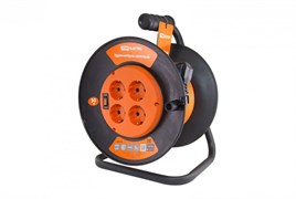 TDM Удлинитель силовой на катушке УК10-004 (4 места/30м ПВС 2х1,0) SQ1301-0521