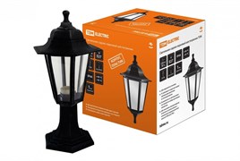 TDM Светильник садово-парковый НТУ 06-60-001 шестигранник, стойка, пластик, черный SQ0330-0702