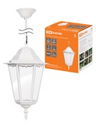 TDM Светильник 6100-25 садово-парковый шестигранник, 100Вт, подвес,белый SQ0330-0070