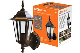 TDM Светильник 6060-11 садово-парковый шестигранник, 60Вт, вверх, бронза SQ0330-0011