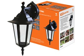 TDM Светильник 6100-02 садово-парковый шестигранник, 100Вт, вниз, черный SQ0330-0007