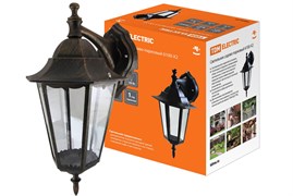 TDM Светильник 6100-12 садово-парковый шестигранник, 100Вт, вниз, бронза SQ0330-0017