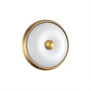 Odeon Light 4956/2 WALLI ODL22 511 античн.бронза/металл/белый/стекло Настенно-потолочн.светильн. E14 2*40W PELOW 4956/2