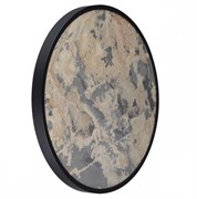 Odeon Light 5064/50L L-VISION ODL24 черн./серо-беж./металл/натур.камень/акрил Настен.-потолочн. cветил.  с переключ.цветов.темпер. LED 50W 3000К/4000K 5064/50L