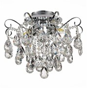 Evoluce SLE160002-04 светильник потолочный Хром/Прозрачный E14, LED 4+1*40/5(подсветка)W SLE160002-04