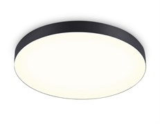 Ambrella Светильник светодиодный потолочный FV5537 BK черный LED 90W 3000K D600*58 (Без ПДУ) FV5537