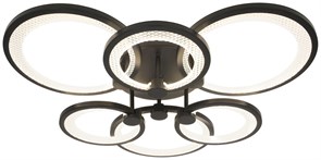 Светильник потолочный светодиодный ЭРА Модерн Odry CLL-1-117-RC BK с ДУ 117W 3000-6500К черный Б0069752