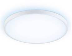 Ambrella Потолочный светодиодный светильник FZ3005 WH белый IP44 33W+10W 6400+6400К D375*40 (Без ПДУ) FZ3005