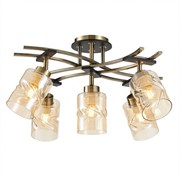 Citilux CL142154 Мерида Брон.Ст.+Венге Светильник потолочный CL142154