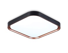 Ambrella Потолочный светодиодный светильник FZ1265 BK/PGD черный/золото розовое 18W 5000K 250*250*60 (Без ПДУ) FZ1265
