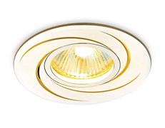 Ambrella Встраиваемый потолочный точечный светильник A506 AL/G алюминий/золото MR16 A506 AL/G