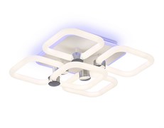 Ambrella Светильник светодиодный потолочный FA3861/4+1 WH белый 70W 3000K-6400K+RGB 400*400*115 (ПДУ РАДИО 2.4G) FA3861