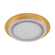 Eglo 33631 Светодиодный светильник потолочный URBANIA ?350, 18W(LED), 3000K, 1800lm, стекло, золотой/кристалл 33631