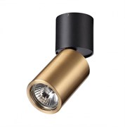 Odeon Light 4280/1С HIGHTECH ODL22 219 черный с античной бронзой Потолочный светильник IP20 GU10 50W DUETTA 4280/1C