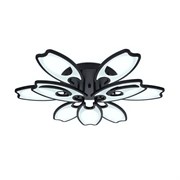 Ambrella Потолочный светодиодный светильник с пультом FA581/6+3 BK черный 162W 700*640*120 (ПДУ РАДИО 2.4G) FA581