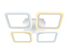 Ambrella Потолочный светодиодный светильник с пультом FA4375/4 WH белый 4200K/3000K+6400K/6400K+3000K 73W 530*530*75 (ПДУ ИК) FA4375