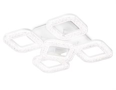 Ambrella Светильник потолочный светодиодный с пультом FA3914/4+1 WH белый 80W 3000K/4200K/6400K 380*380*110 (ПДУ РАДИО 2.4G) FA3914