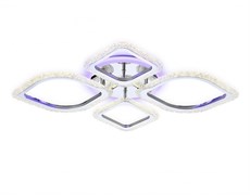 Ambrella Потолочный светодиодный светильник с пультом FA5148 CH хром 77W 680*630*90 (ПДУ РАДИО 2.4) FA5148