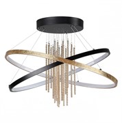Odeon Light 3901/70CL L-VISION ODL22 черный/золотистый/металл Потолочный светильник IP20 LED 70W 3340Лм 4000K MONICA 3901/70CL