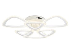Ambrella Светильник потолочный светодиодный с пультом FA4512/3+3 WH белый 80W 4200K/3000K/6400K D640*120 (ПДУ ИК) FA4512