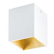 Eglo Светильник LED потолочный POLASSO, 1х3,3W (LED), 100X100, белый, золотой 94498