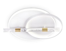 Ambrella Светильник светодиодный потолочный FL5007 WH/GD белый/золото 3000K/4200K/6400K 72W 565*460*92.5 (ПДУ РАДИО 2.4G) FL5007