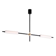 Lightstar 719027 Люстра PILONE LED 2x8W ЧЕРНЫЙ/БЕЛЫЙ 3000K 719027