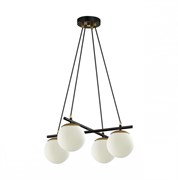 Lumion 5212/4 MODERNI черный, золотой Люстра E27 4*60W 220V RANDI 5212/4