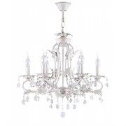 Freya Floristic Dezi Белый с Золотом Люстра E14 60W FR3040-PL-06-WG