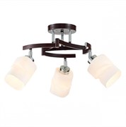 Citilux CL126132 Берта Хром+Венге Люстра CL126132