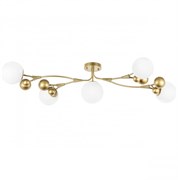 Lightstar 815553 (MX22502-5A) Люстра CROCO 5х5W (led) G9 ЗОЛОТО/БЕЛЫЙ (в комплекте), шт 815553